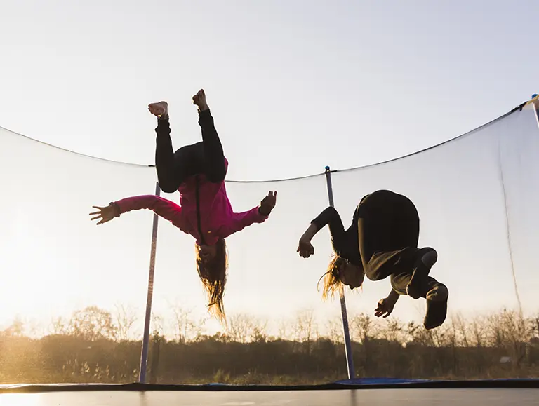 Trampolin studsmatta Espeviks Camping