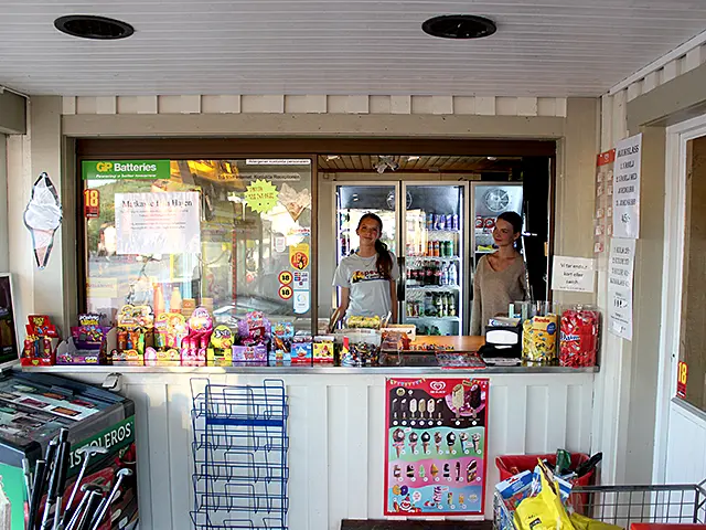 Kiosk Livs handla mat Espeviks camping