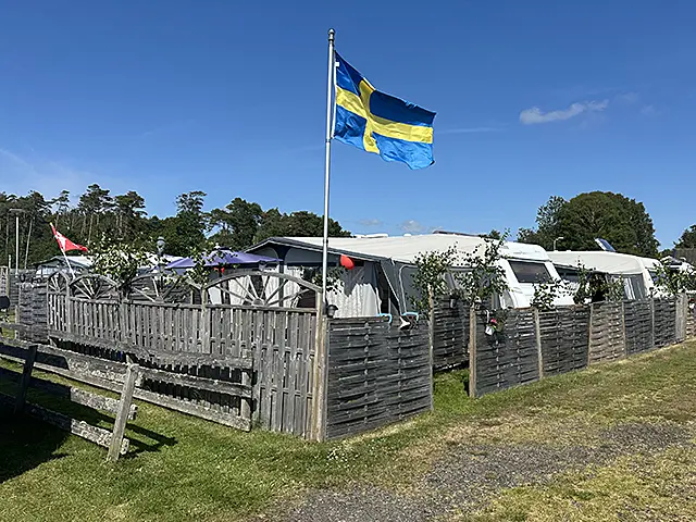 Om vår camping